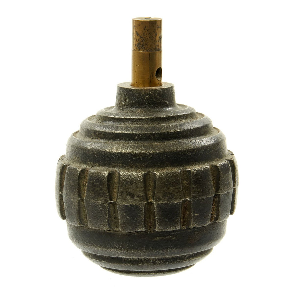 Original German WWI Inert Model 1915 n/A Ball Hand Fragmentation Grenade - Kugelhandgranate Original Items