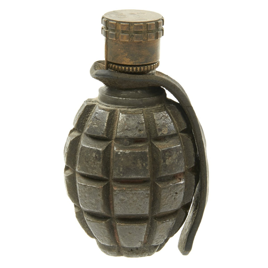 Original Yugoslavian WWII Model 35 Defensive Fragmentation Hand Grenade - Inert Original Items