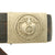 Original German WWII Early NSKK Motor School EM/NCO Belt with Pebbled Aluminum Buckle Original Items
