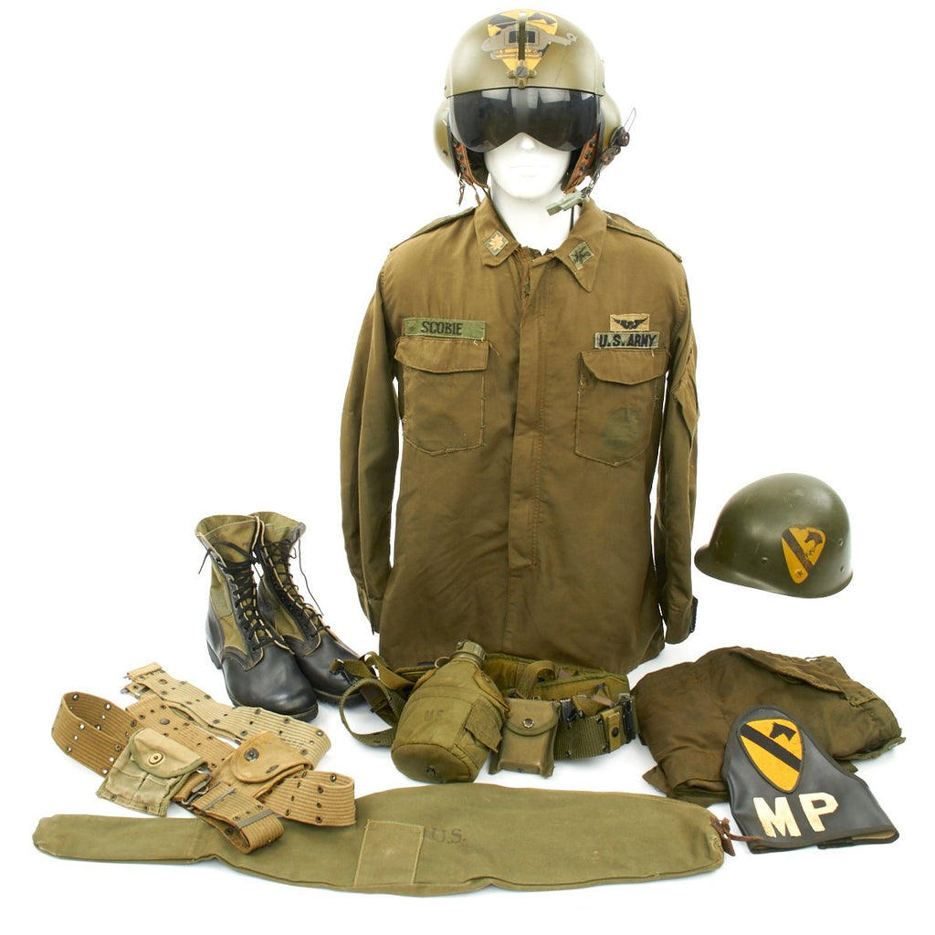 Original U.S. Vietnam War Combat Aviation Brigade 1st Cavalry Division Helicopter Grouping Original Items