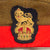 Original British WWII Royal Army Officers Green Visor Peaked Cap with Bullion Insignia Original Items