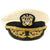 Original U.S. WWII Navy Admiral Arthur Radford White Peaked Visor Cap Original Items