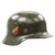Original German WWII Army Heer M35 Double Decal Steel Helmet with Size 56 Liner - EF64 Original Items