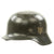 Original German WWII Army Heer M35 Double Decal Steel Helmet with Size 56 Liner - EF64 Original Items