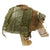Original U.S. WWII 1944 M1 McCord Front Seam Helmet with Korean War CAPAC Paratrooper Liner and Net Original Items