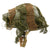Original U.S. WWII 1944 M1 McCord Front Seam Helmet with Korean War CAPAC Paratrooper Liner and Net Original Items