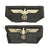 Original German WWII Insignia Grouping with Armband including Panzer Eagles & Collar Tabs Original Items