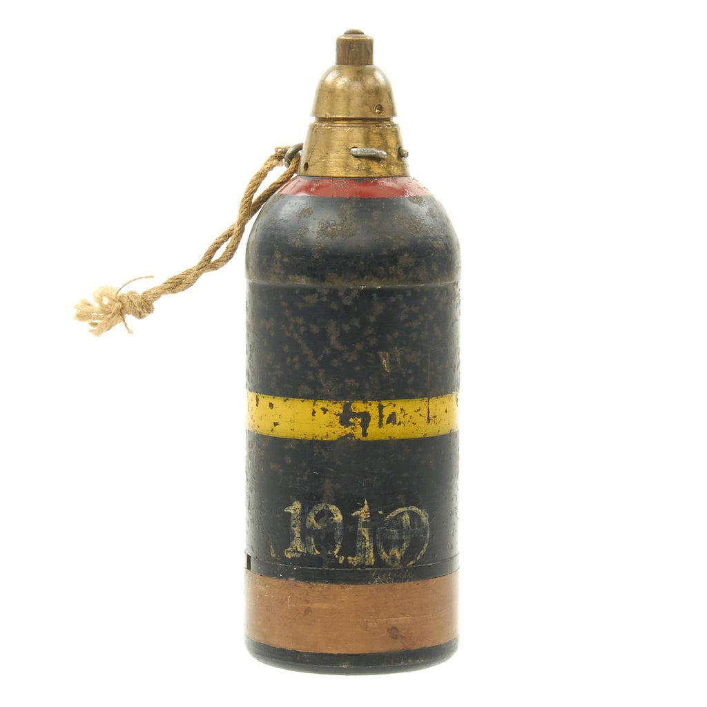 Original Japanese WWII Type 89 Knee Mortar 50mm Grenade Discharger Round dated 1942 - Inert Original Items