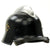 Original German Pre-WWII M34 Square Dip Early Style Fire Police Helmet with Double Decals - Size 56 Original Items