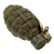 Original French WWII F1 Hand Grenade with Mle 1935 Fuze - Inert Original Items