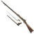 Original U.S. Springfield Trapdoor Model 1873/84 Transitional Rifle with Bayonet made in 1886 - Serial No 308459 Original Items