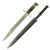 Original U.S. Pre-WWI M1892 Bayonet and Scabbard for Springfield Krag-Jørgensen Rifles - dated 1897 Original Items