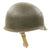 Original WWII Lieutenant 1941 M1 McCord Front Seam Fixed Bale Helmet with Westinghouse Liner Original Items