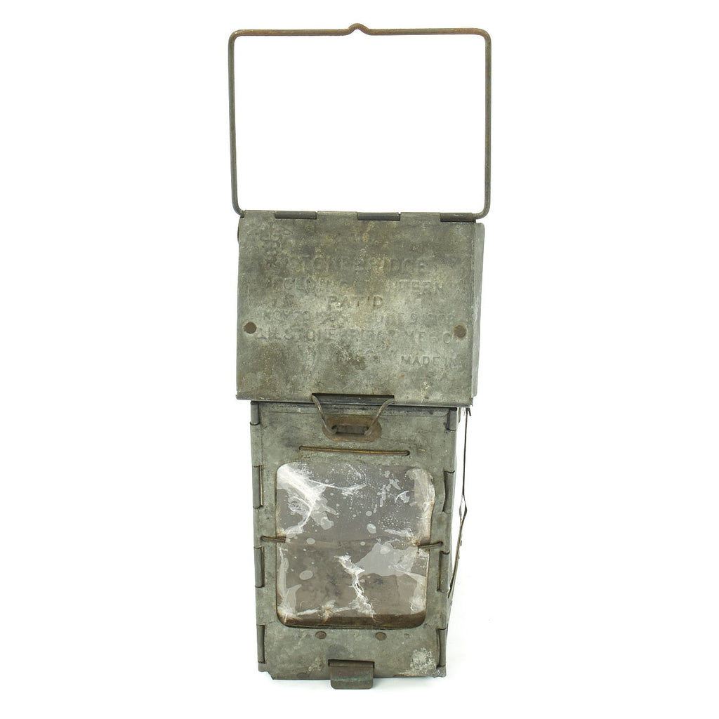 Original U.S WWI Medical Corps Stonebridge Automatic Folding Candle Lantern - Fully Operational Original Items