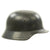 Original German WWII Army Heer M40 Single Decal Helmet with Liner - Marked NS64 Original Items
