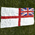 Original British WWII Royal Navy White Ensign Battle Flag 6' x 12' - Capital Ship Size Original Items