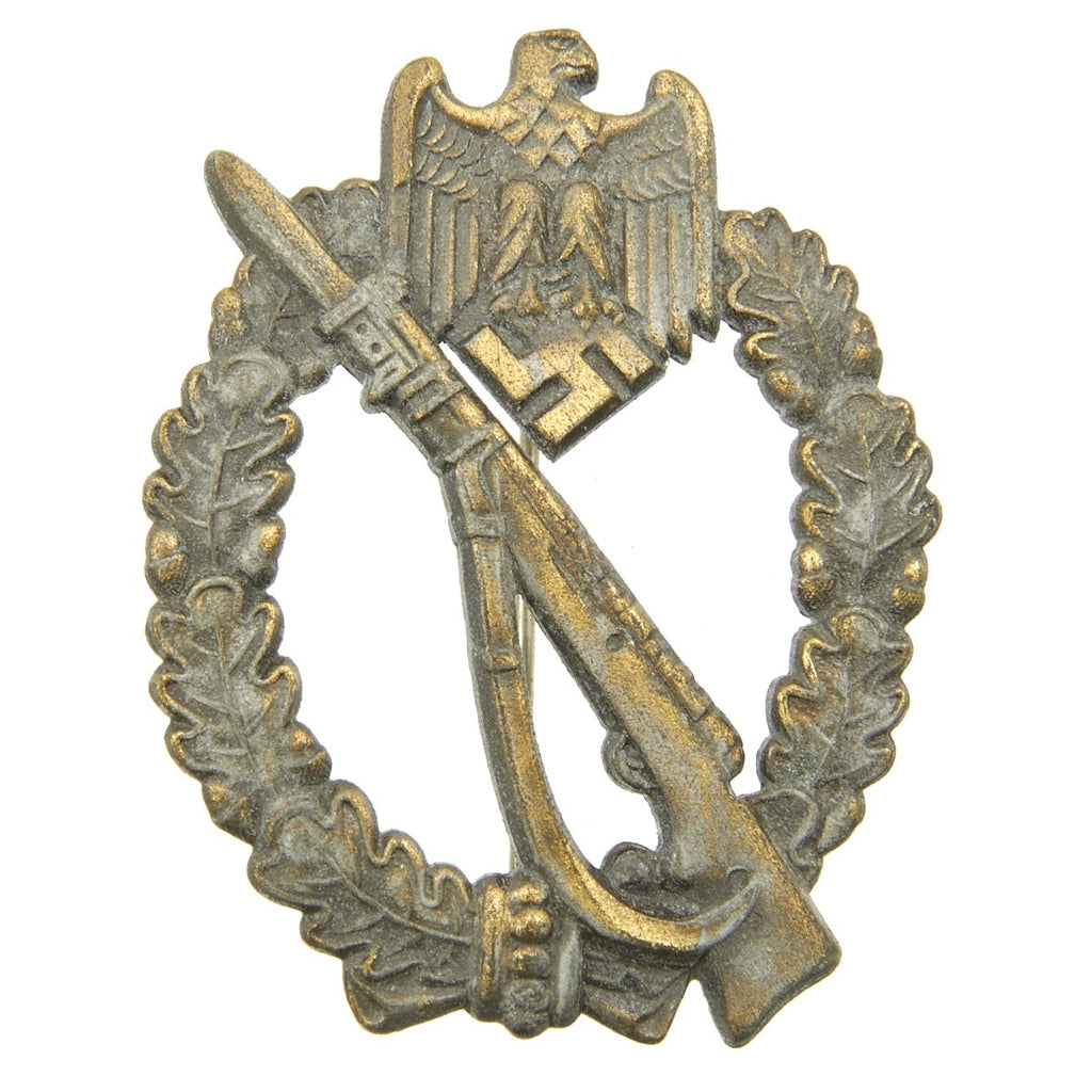 Original German WWII Bronze Grade Infantry Assault Badge by Josef Feix & Söhne Original Items