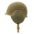 Original U.S. WWII USAAF Bomber Crew M3 Steel FLAK Helmet with Flocked Paint Original Items