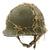 Original U.S. WWII 1942 M1 McCord Fixed Bale Front Seam Helmet with St. Clair Liner and Net Original Items