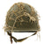 Original U.S. WWII 1942 M1 McCord Fixed Bale Front Seam Helmet with St. Clair Liner and Net Original Items
