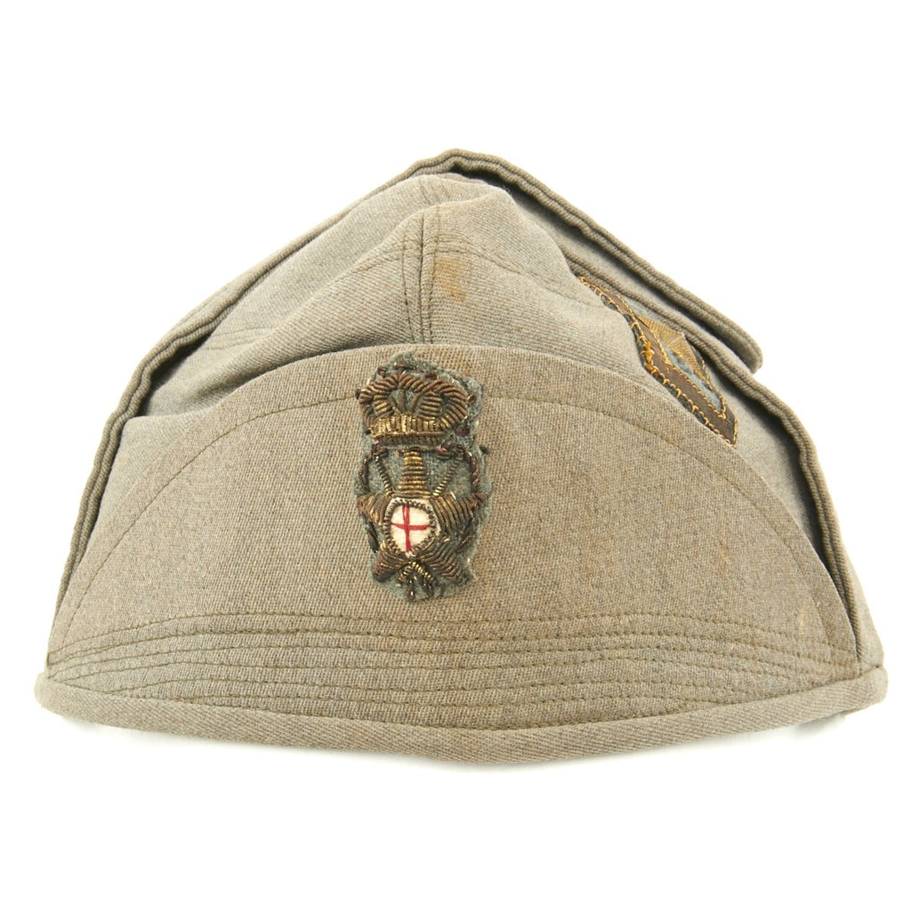 Cap Italian Address Original WWII Italian Medical Corps Major Bustina Field Cap ...