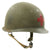 Original U.S. WWII Medic 1945 M1 McCord Front Seam Helmet with Original Liner Original Items