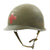 Original U.S. WWII Medic 1945 M1 McCord Front Seam Helmet with Original Liner Original Items