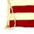 Original U.S. WWII 48 Star Flag with Halyard and Pole Cap - 33" x 58" Original Items