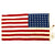Original U.S. WWII 48 Star Flag with Halyard and Pole Cap - 33" x 58" Original Items