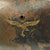 Original German WWII Camouflage Luftwaffe Double Decal M35 Helmet - Named to Fliegerhorst Kommandantur Original Items
