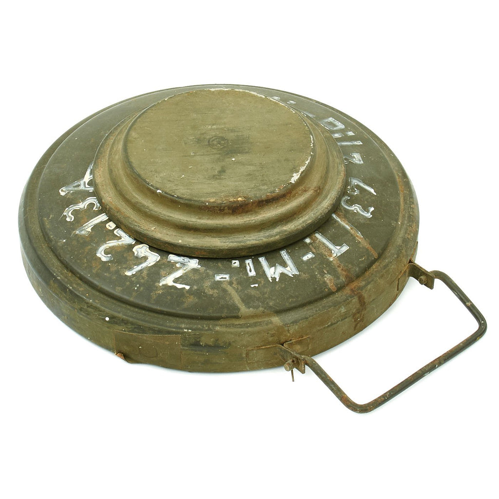 Original U.S. WWII German Anti-Tank Tellermine T.Mi.42 Training Mine Original Items