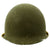 Original U.S. WWII USAAF 1943 M1 McCord Fixed Bale Helmet with Liner Personalized by Squad Members Original Items