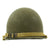 Original U.S. WWII USAAF 1943 M1 McCord Fixed Bale Helmet with Liner Personalized by Squad Members Original Items