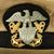 Original U.S. WWII Named Naval Commander Officer Khaki Summer Visor Cap - Size 7 1/4 Original Items