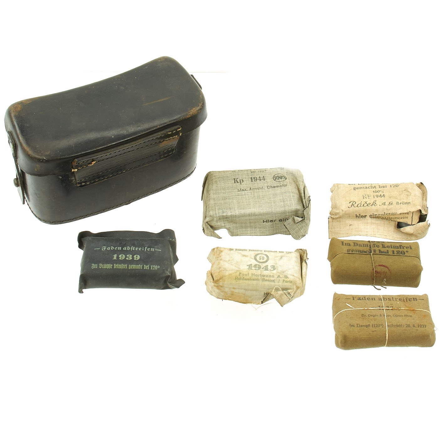 分数1/2 ARS MUSIC　チェコ　№024 2008年製　ケース、肩当て付 Original German WWII DRK Medic Pouch with Supplies marked