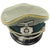 Original German WWII Heer Signal Corps Officer Visor Cap - Meister Klasse Leicht Dauerhaft Original Items