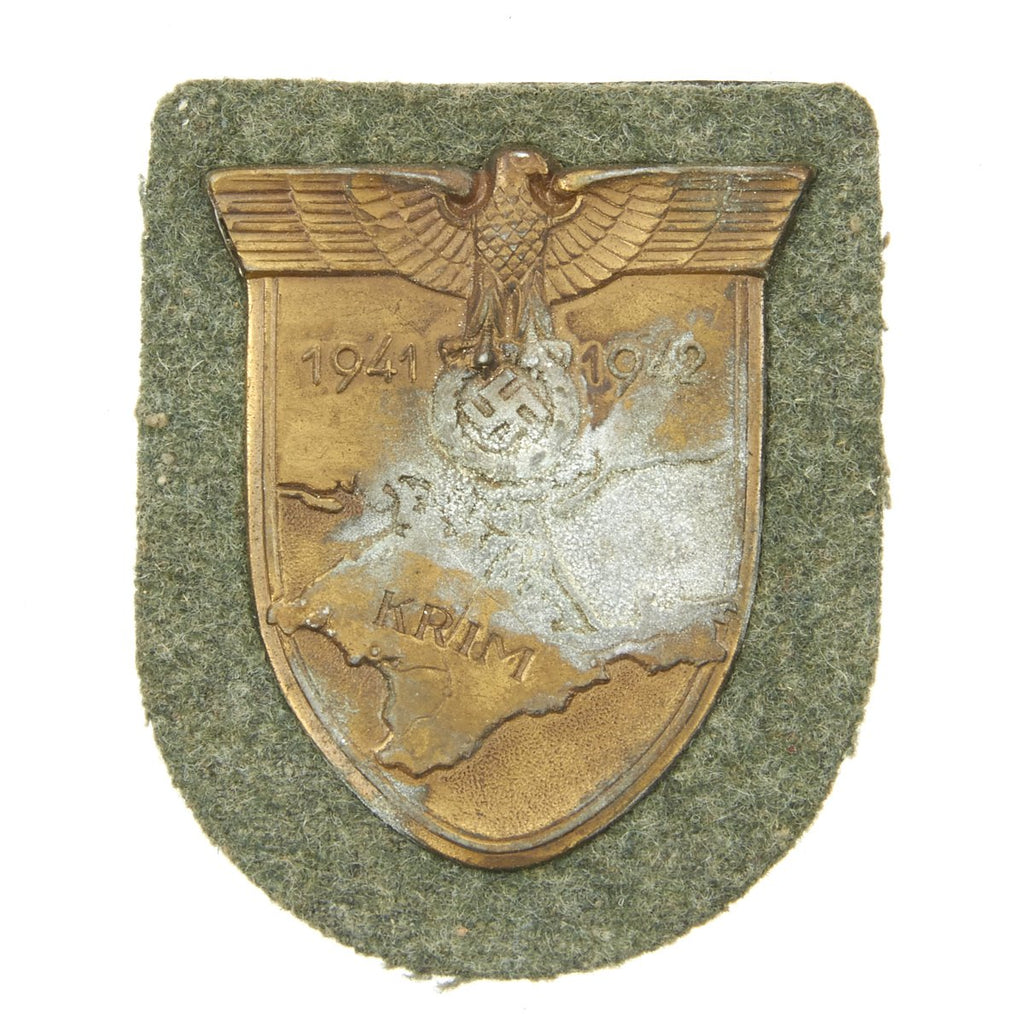 Original German WWII Crimea Krim Shield Decoration Original Items