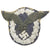Original German WWII Luftwaffe Officer's Silver and Aluminum Bullion Embroidered Pilot Badge Original Items