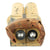 German WWII Flak D.F. 10 x 80 Binocular Optics by Ernst Leitz GmbH in Afrikorps Tan Original Items