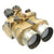 German WWII Flak D.F. 10 x 80 Binocular Optics by Ernst Leitz GmbH in Afrikorps Tan Original Items