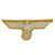 Original German WWII Afrika Korps Cut-Off Eagle Embroidered BeVO Style Insignia Original Items