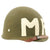 Original U.S. WWII Military Police M1 Helmet Liner by Westinghouse Original Items