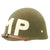 Original U.S. WWII Military Police M1 Helmet Liner by Westinghouse Original Items