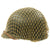 Original U.S. WWII 1943 M1 McCord Front Seam Fixed Bale Helmet with Westinghouse Liner and Net Original Items