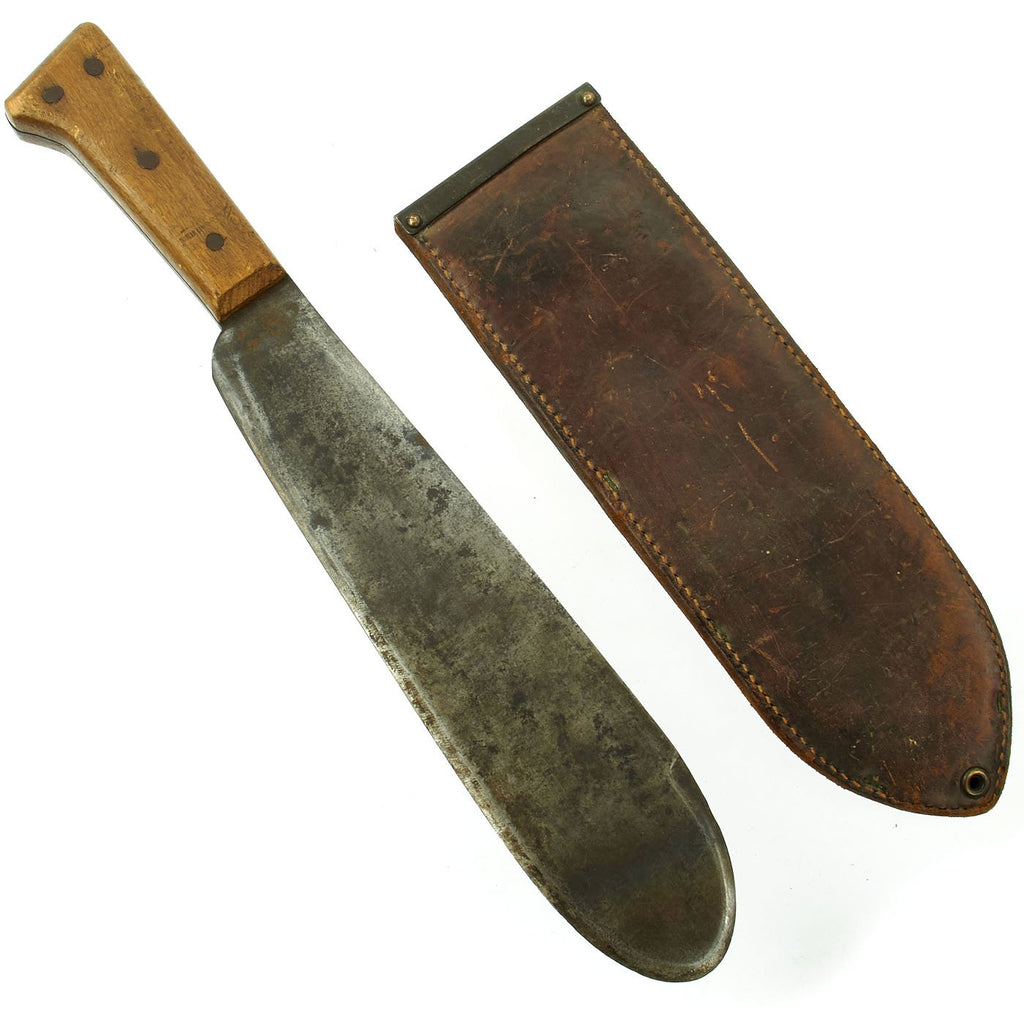 Original U.S. WWII USMC Medical Corpsman Bolo Knife by Chatillon with BOYT 1943 Scabbard Original Items