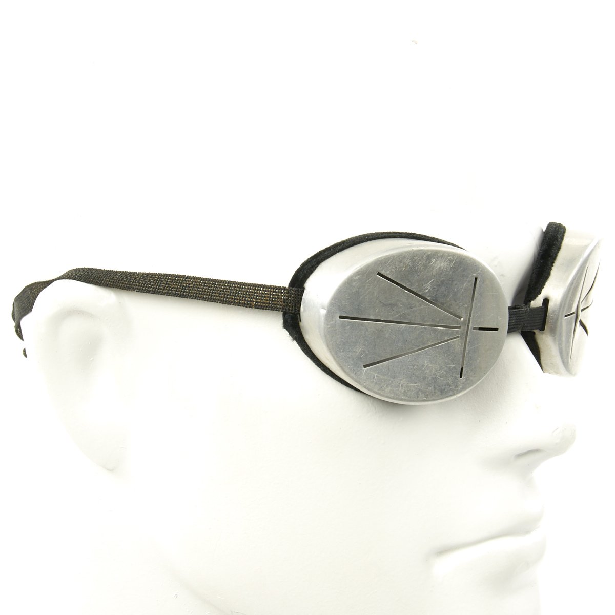 military snow goggles Original German WWII Gebirgsjäger Aluminum Slit Mountain Troop Snow Goggles – International Military Antiques
