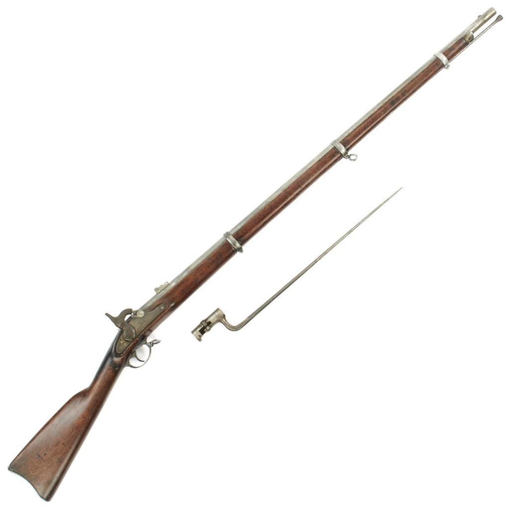 Original U.S. Civil War Springfield Model 1863 Type I Rifle Musket by Springfield Armory with Bayonet - Dated 1863 Original Items