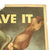 Original U.S. WWII Let 'em have it! Buy Extra Bonds Poster Original Items