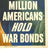 Original U.S. WWII 85 Million Americans Hold War Bonds Poster Original Items