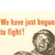 Original U.S. WWII Propaganda Poster - We Have Just Begun to Fight! by Norman Rockwell Original Items